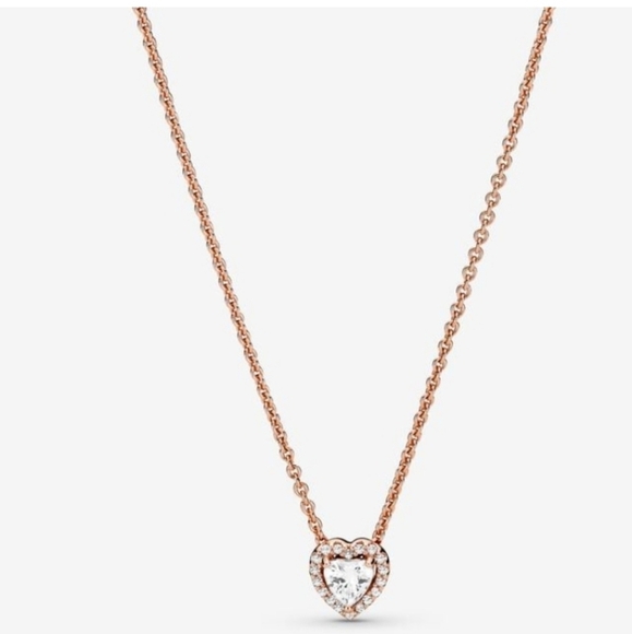 Pandora Sparkling Heart Collier Necklace - Picture 1 of 10